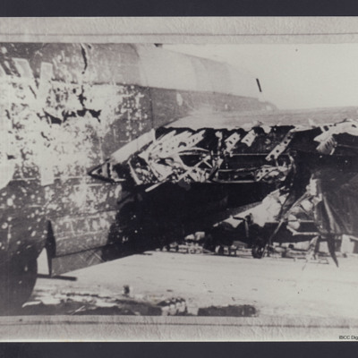Damaged Halifax Wing